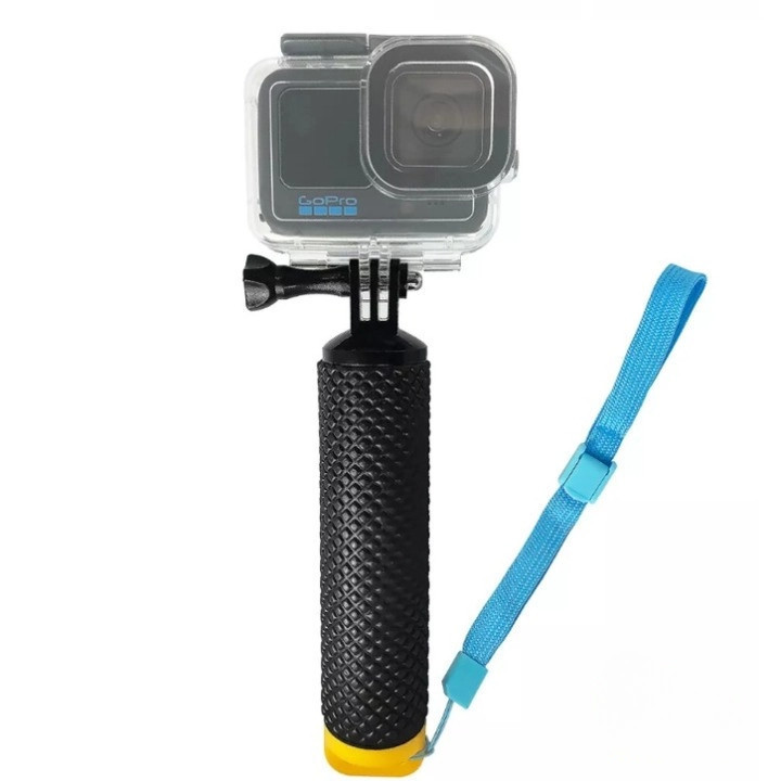Vỏ PU & Hộp Mini Lưu Trữ Cho Máy Ảnh Thể Thao DJI Action 4, Gopro 9 10 11, Insta 360 Ace Pro Carabiner
