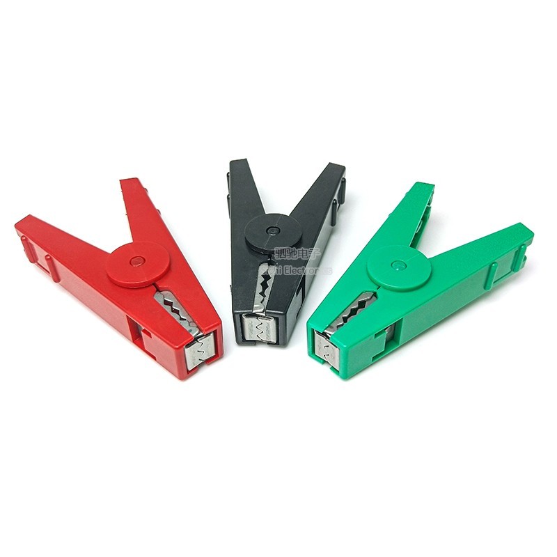50A Kẹp Cá Sấu Hiện Tại Cao 80MM Mở Dài 20MM Kẹp Cáp Sạc Cáp Kiểm Tra Chì Điện Pin Kẹp