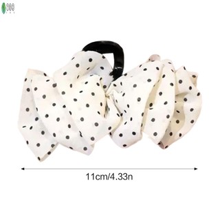 Kẹp lưới vuốt tóc điểm chấm bi phong cách đơn giản dành cho phụ nữ và bé gái sử dụng hàng ngày