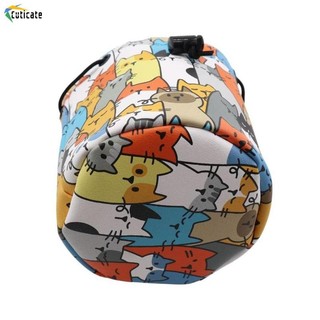 Túi đựng bóng golf in hình mèo graffiti, chống mài mòn và chống nước