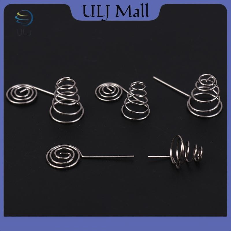 ULJ 5 Chiếc Pin AAA NIckel Dây Lò Xo Pin AA Cuộn Dây Âm Và Tích Cực Lò Xo Tấm Tiếp Xúc DIY Phụ Kiện.