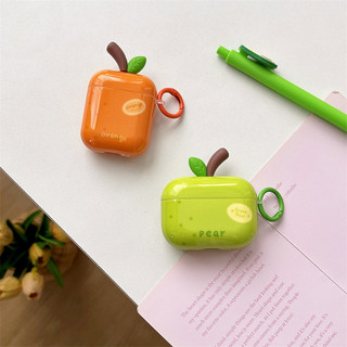 3D Quả Lê Cam Cho AirPods 1 / 2 3 Pro Pro2 pro3 Bộ Tai Nghe Airpods4 Vỏ Bảo Vệ Bluetooth Không Dây AirPods Pro i3 i4 pro3 Vỏ Bảo Vệ Tai Nghe