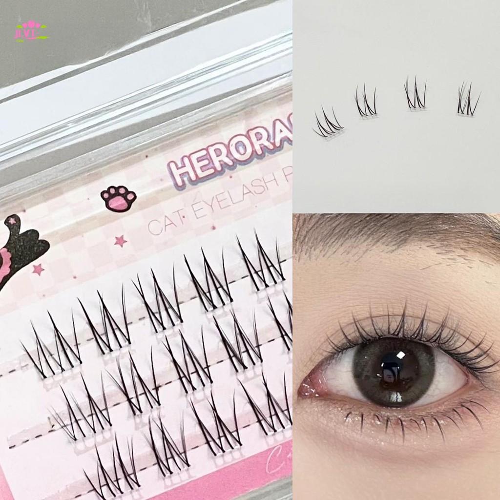 Nối dài lông mi liền mạch dày đặc 3D DIY Wispy Fluffy Lash Extension cho công việc Sinh nhật tiệc và du lịch