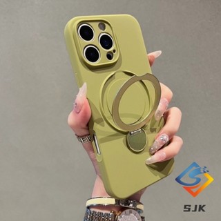 Vỏ cứng chống sốc từ tính 360° Đế kim loại xoay cho iPhone 16 Pro Max 15 14 13 Pro Max Bảo vệ bền bỉ