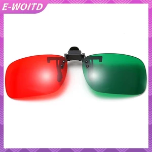 E-WOITD Đỏ Xanh Xanh Xanh Kính 3D Khung Đen Cho Chiều Anaglyph Phim TV HNVN