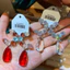 Handmade Tính Khí Ánh Sáng Sang Trọng Dài Zircon Tinh Tế Thanh Lịch Bông Tai Bán Buôn