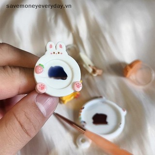 [savemoneyeveryday] 1 Cái Thiết Kế Mới Bảng Sơn Nhẫn Nhựa Dễ Thương Di Động Ins Gió Bảng Ngón Tay Dễ Thương Tông Màu Dụng Cụ Làm Móng Đồ Dùng Nghệ Thuật [vn]