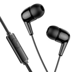 Tai nghe dây Hoco M97, micro đàm thoại, jack cắm 3.5mm, dây dài 1,2m, điều khiển một nút - hàng chính hãng. phukienmk10