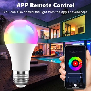 Giọng & Bóng Điều Sáng Home RGB Độ Thông Nói Cho Trợ Đèn E27 App Smart giao hàng nhanh Minh kiểu dáng hiện đại Năng 5W