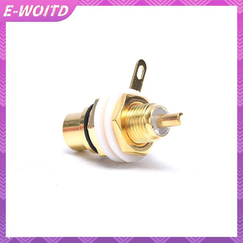 E-woitd 10 Chiếc Bảng Gắn Mạ Vàng RCA Nữ Cắm Jack Âm Thanh Ổ Cắm Khuếch Đại HNVN