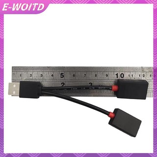 E-woitd 1 Trong 2 Ra USB HUB Xe Ô Tô Bộ Chia Cáp Cáp Dây Sạc Cho Điện Thoại Thông Minh Android HNVN