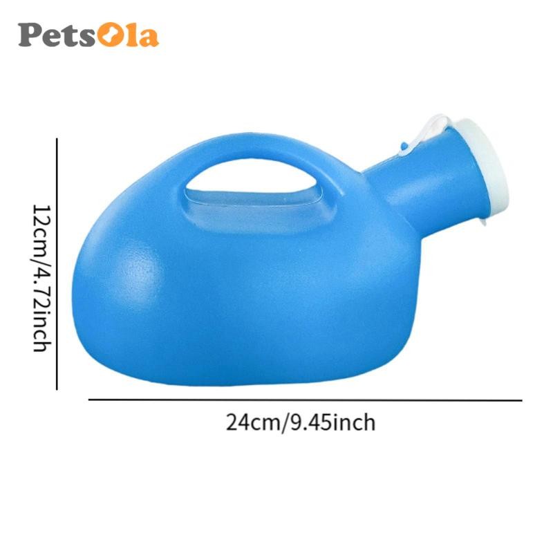 Nước Tiểu Nam 2000ml Nhẹ Di Động Có Tay Cầm Hộp Đựng Có Nắp Cho Du Lịch Cắm Trại Xe Nam Không Tự Chủ