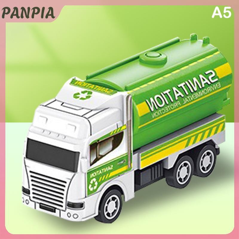 PANPIA-Kids Đồ Chơi Xe Hơi Vệ Sinh Quán Tính Mô Hình Xe Tải Kéo Lại Kỹ Thuật Quân Sự Xe Cứu Hỏa Bé Trai Đồ Chơi Dành Cho Trẻ Em Quà Tặng