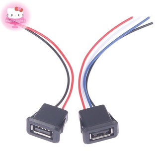 Moonlights USB 2.0 Nữ Jack Cắm Điện USB2.0 Cổng Sạc Cổng Kết Nối Có Cáp USB Ổ Cắm Sạc EN
