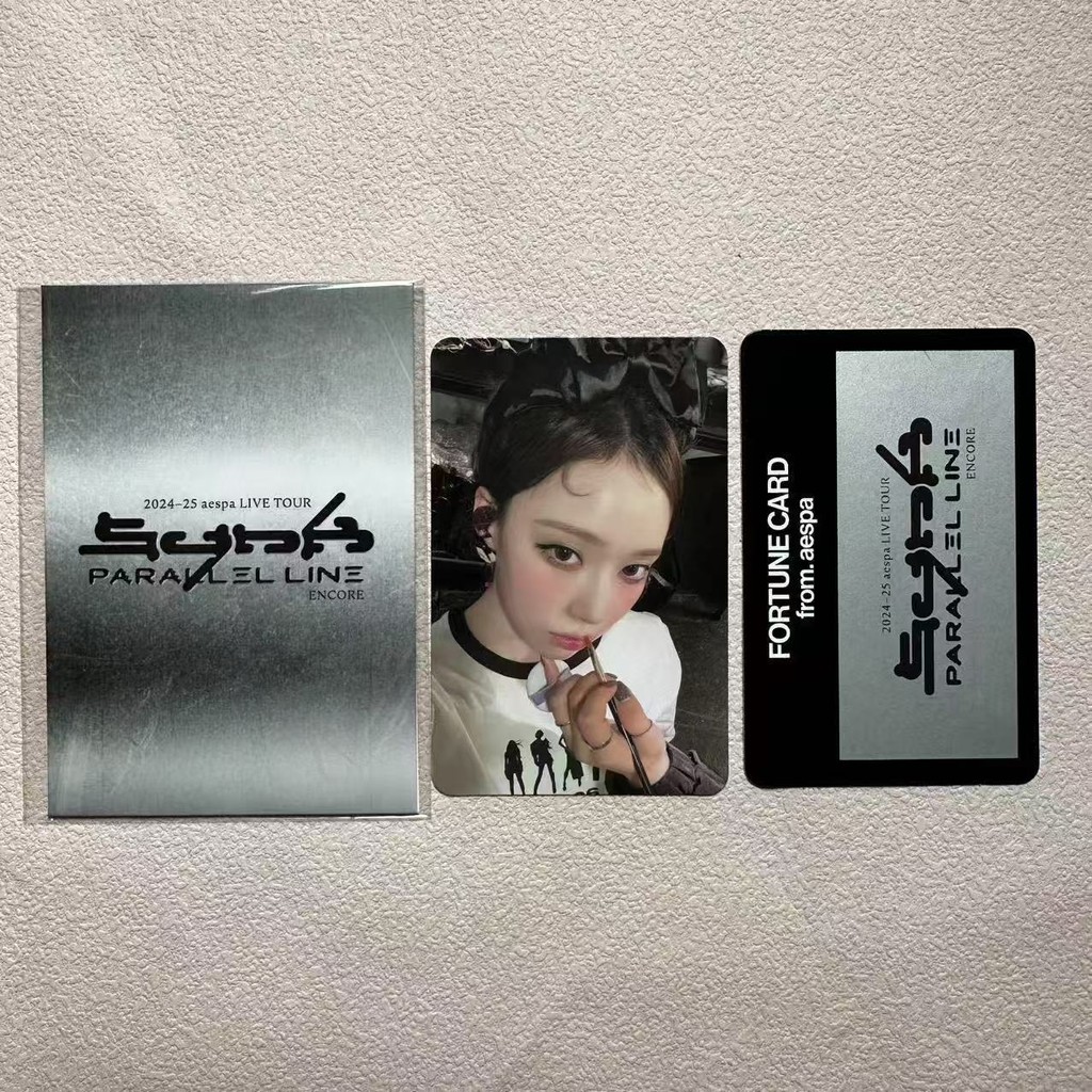 Æspa SYNK: PARALLEL LINE ở Seoul Encore Fortune Scratch Set Thẻ ảnh