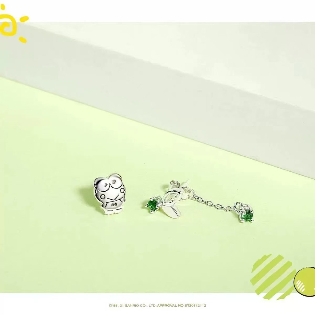 Bông Tai Lá Ếch Mắt Lớn Bông Tai Hoạt Hình Đơn Giản ins Phong Cách Phù Hợp Với Gửi Bạn Gái Gửi Bạn Gái Nhỏ Đỏ Sách Cùng Phong Cách