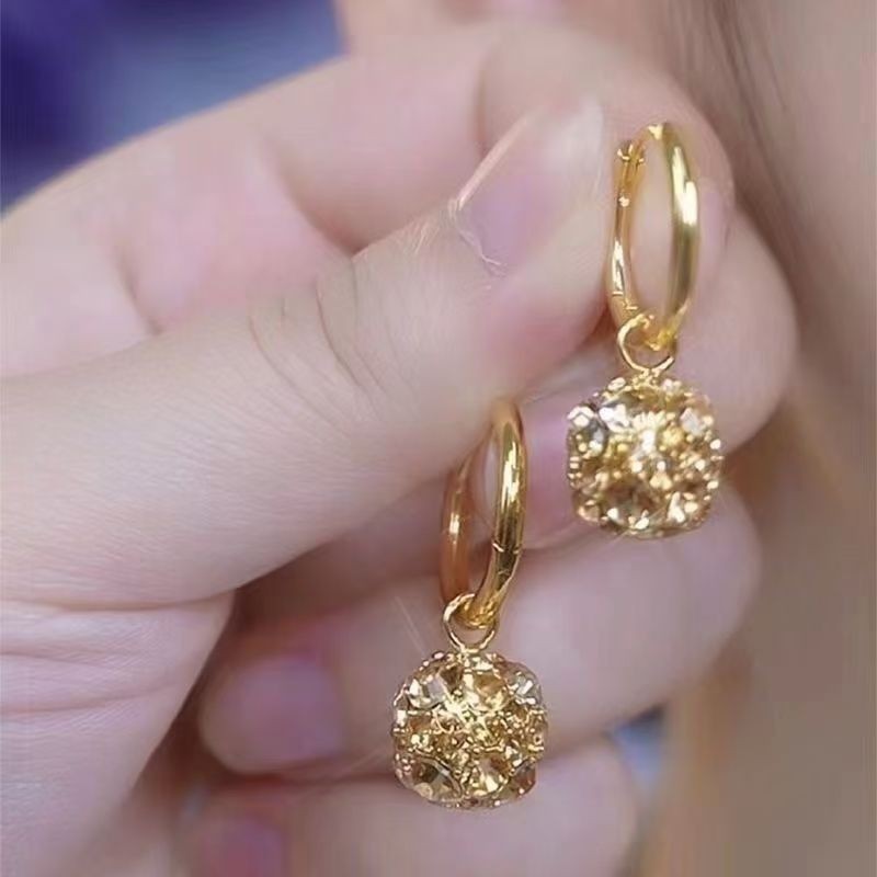 Phụ Nữ Thanh Lịch Nhẹ Bông Tai Sang Trọng Thời Trang Tiệc Khóa Tai Quà Tặng Sinh Nhật Khóa Tai Không Gây Dị Ứng