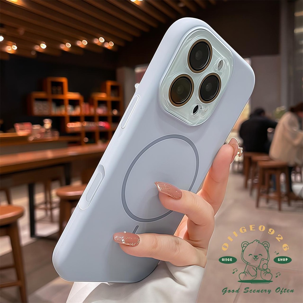 Kẹo Màu AI Chìa Khóa Lỏng Từ Tính Vỏ Điện Thoại iphone16 Pro Max 15 14 13 Vỏ Cho iPhone Vỏ Silicon Mềm TPU Chống Sốc