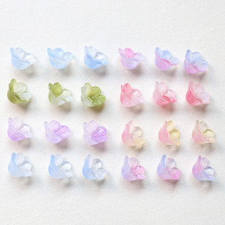 Kính Lily Của Thung lũng Hoa Cổ Tích Vẻ Đẹp Chuyển Đổi Nhiều Màu Sắc Mũ Hoa Tự Làm Handmade Trang Sức Mặt Dây Chuyền Bông Tai Vòng Cổ Chất Liệu Đính Hạt