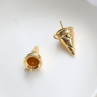 Baroque Ngọc Trai Phụ Kiện Nón Kem Mặt Dây Chuyền diy Handmade Trang Sức Elf A Piao Pin Chất Liệu Đồng