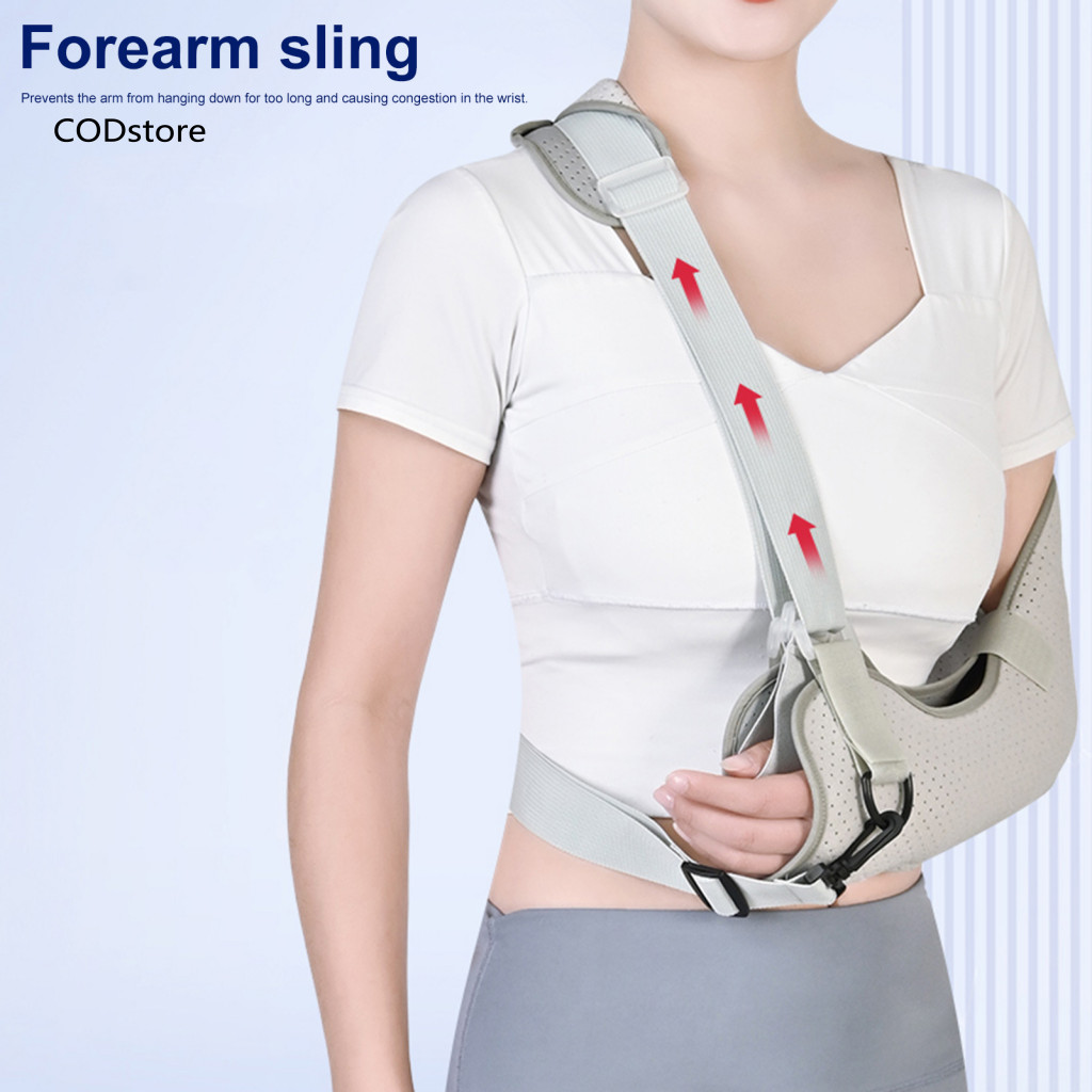 Kdc Vòng đeo trán đa năng cho cánh tay Có thể điều chỉnh độ kín Vòng đeo vai trẻ em có dây đeo có thể điều chỉnh để hỗ trợ khuỷu tay cổ tay Phù hợp cho trẻ em Gãy