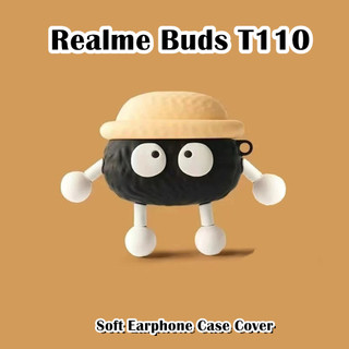 [imamura] Dành Cho Vỏ Realme Buds T110 Vỏ Silicon Mềm Đổi Mới Hoạt Hình Tai Nghe Ốp Lưng NO.2