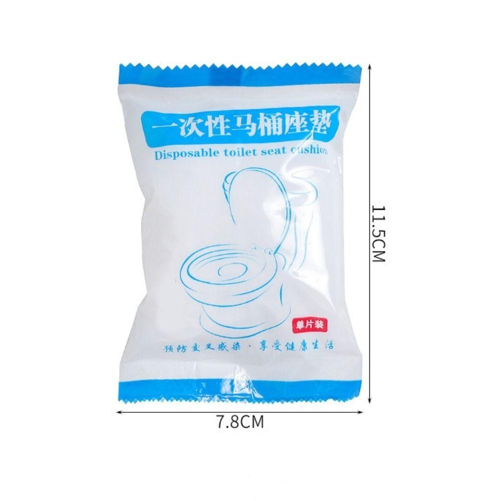 Daybreak 1 Miếng Giấy Đệm Ghế Vệ Sinh, Phụ Kiện Phòng Tắm Bảo Vệ Môi Trường Vỏ Ghế Vệ Sinh Dùng Một Lần, Thảm Phòng Tắm Không Dệt Di Động