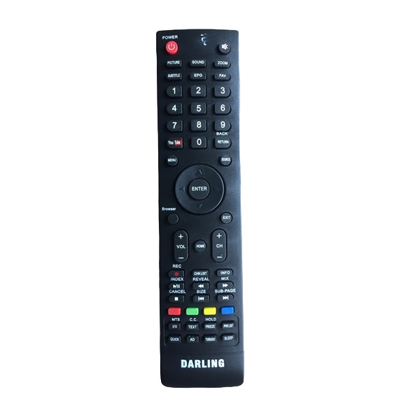 tay điều khiển remote từ xa tivi Darling Smart to-kèm pin-tay đầu bấm tivi darling smart to