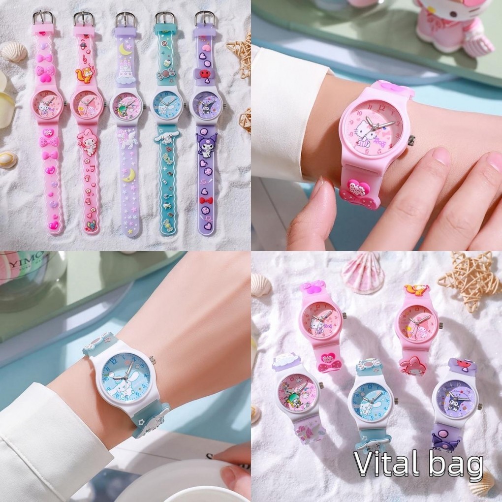 Trẻ Em Bé Gái Đồng Hồ Thạch Anh Analog Hoạt Hình Tròn Dễ Thương Trẻ Em Tập Đi Đồng Hồ Đeo Tay Quà Tặng Cho Bé Gái