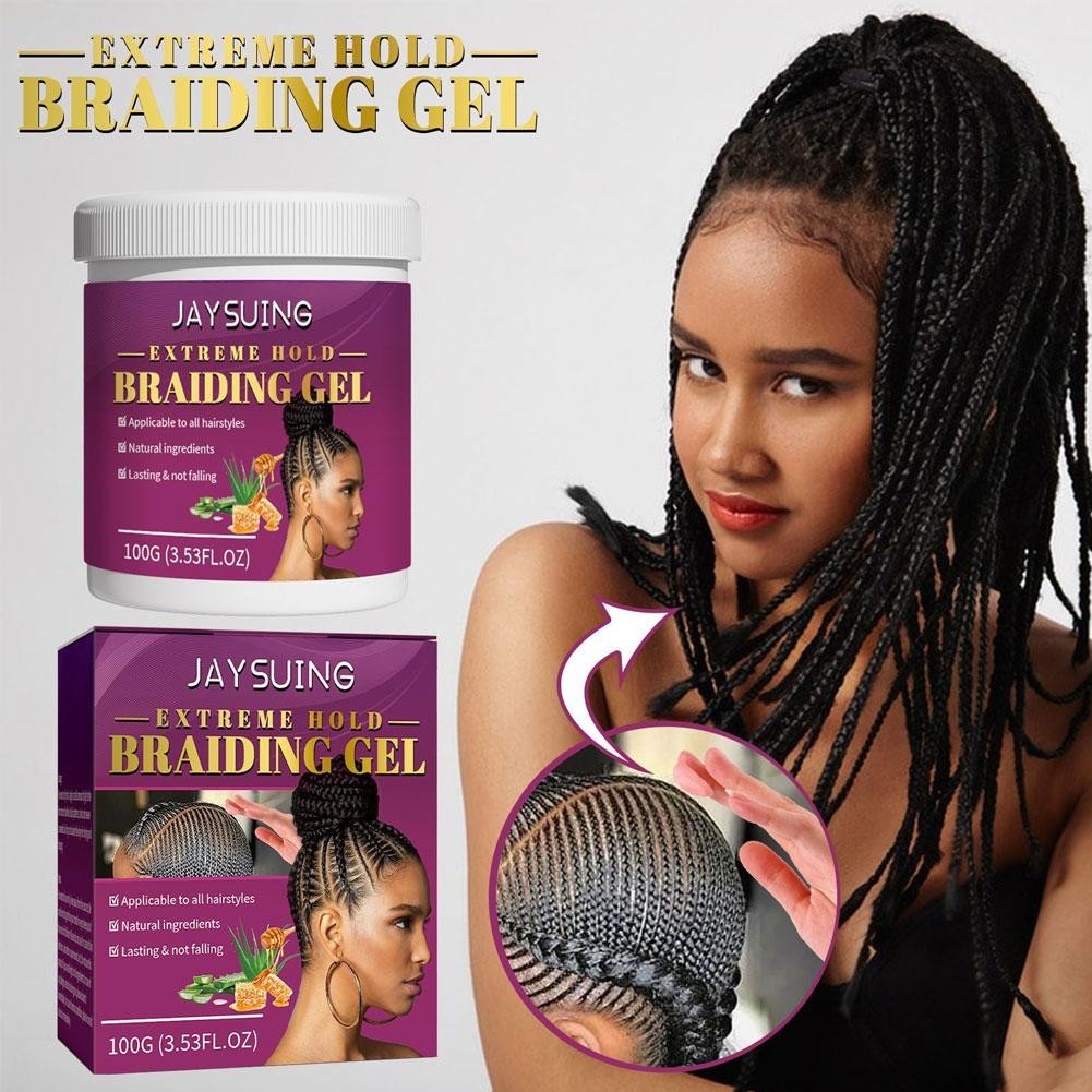 Hair Twist Braiding Gel Extreme Hold Edge & Braid Control Tạo Kiểu Tóc Kem Z5w8