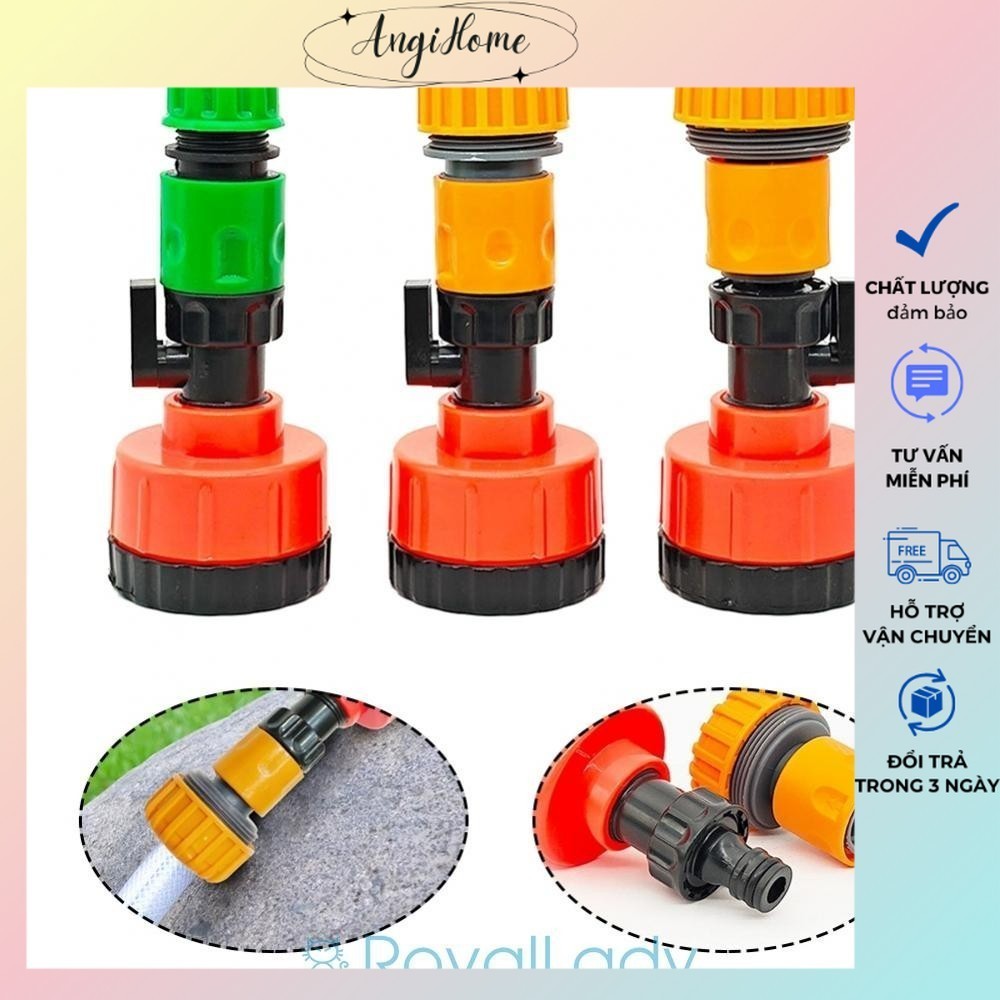 Đầu vòi phun rửa xe tưới cây đa năng tia nước phun sương mịn ANGIHOME