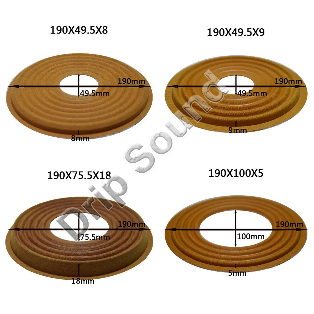 1 Chiếc 190x49.5 / 190x75.5 / 190x100mm Đàn Hồi Sóng Loa Siêu Trầm Loa Bass Sửa Chữa Nhện Giảm Chấn