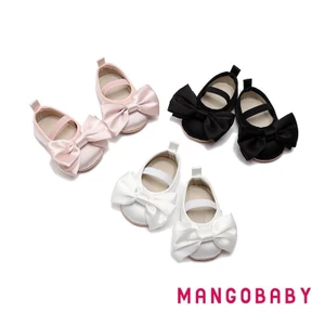 Mg-infant Bé Gái Moccasins Dễ Thương Nơ Lớn Đế Mềm Giày Đế Bằng Prewalker Giày Chống Trơn Trượt Đầu Tiên Giày Tập Đi