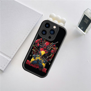 X-men Wolverine Deadpool 11 15 Ốp Lưng Cho IPhone 16 15pro 14 13 12 11pro Pro ProMax XS XR XSmax 7 8 + Plus SE 2020 Vỏ Mềm Silicon DCJT