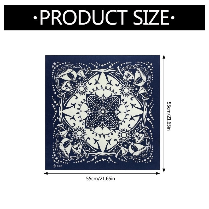 Tốt Đi Xe Đạp Bandanas Hiphop Cổ Khăn Trùm Đầu Phương Tây Đường Phố Nhảy Múa Headwrap
