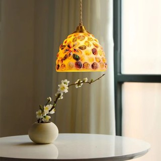 AIMI NHIỀU MÀU SẮC TRANG TRÍ NHÀ CỬA ĐÈN CHÙM RETRO ĐỒNG TREO ĐÈN PHÒNG NGỦ AISLE THANH TRẦN MẶT DÂY CHUYỀN ÁNH SÁNG