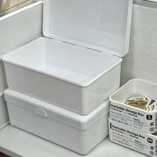 Hộp đựng ảnh ROOMYCO, Hộp đựng đồ chống bụi lật, Thẻ hộp đựng ảnh màu trắng bằng nhựa