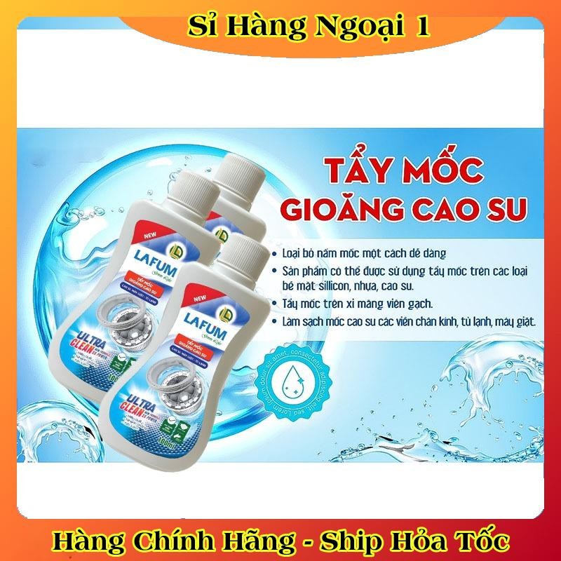 Tẩy mốc gioăng cao su LAFUM loại bỏ nấm mốc trên bề mặt cao su máy giặt tủ lạnh, silicon, nhựa, nền gạch, viền chân kí