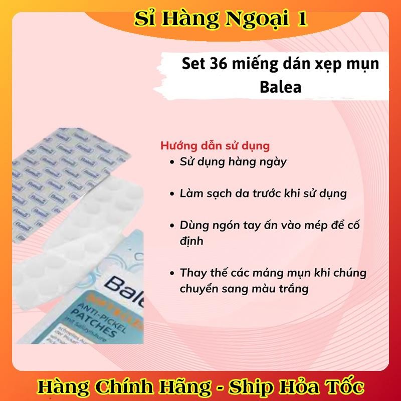 Miếng dán mụn Balea Anti-Pickel Patches Hautrein 36 miếng - Hàng nội địa Đức