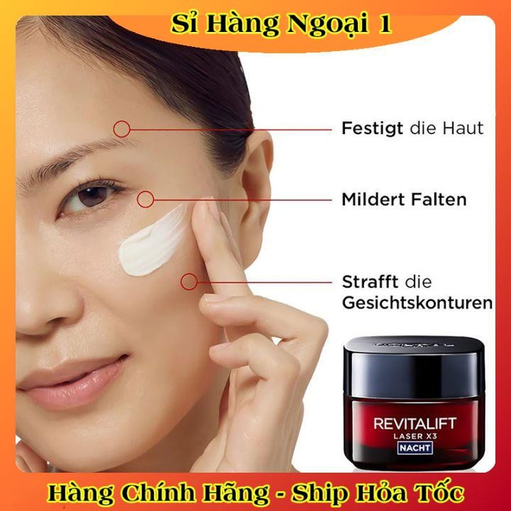 KEM DƯỠNG DA CHỐNG LÃO HÓA – GIÚP MỜ THÂM NÁM LOREAL REVITALIFT LASER X3, 50ML -Date mới Đủ Bill