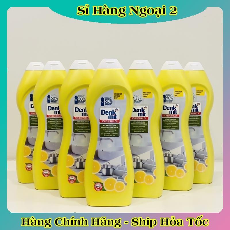 [DATE MỚI NHẤT] Tẩy rửa xoong nồi bồn rửa Denkmit 750ml tẩy inox sáng bóng - Hàng nội địa Đức