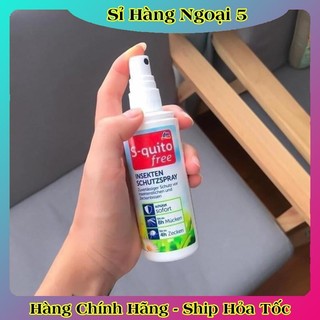 Thanh lăn,xịt chống muỗi, kem bôi côn trùng đốt và gel bôi muỗi đốt Squito Free cho bé từ sơ sinh của Đức- Da
