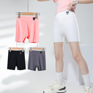 Quần legging cá mập ba điểm mùa hè mỏng phong cách chống chói Quần short mặc bên ngoài Thích hợp cho phong cách Yoga và Barbie 100-170 Size E0ZT