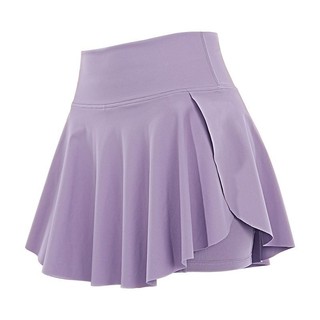 Váy ngắn thể thao nữ chống chói Váy Tennis cầu lông ngoài trời xếp ly giả hai mảnh eo cao Yoga Culottes 8.23