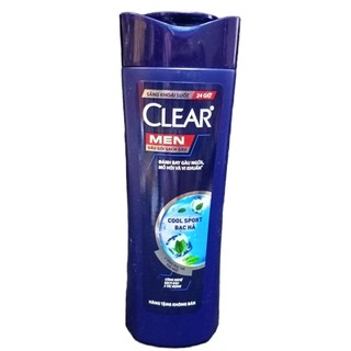 Set 3 Chai Dầu Gội Clear Men 70g - Hàng khuyến mãi