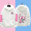 SY3 Khâu quần áo của mình-và-cô Áo Hoodie Anime Áo Unisex Dài Tay Top Cosplay 3D Chui Đầu Plus Kích Thước YS3