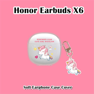 [imamura] Dành Cho Tai Nghe Honor Tai Nghe X6 Vỏ Tai Nghe Hoạt Hình Họa Tiết Anime Vỏ Silicon Mềm