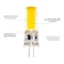 OIMG Đèn LED COB mới, Giao diện G4, G9, 12V-24V, 220V, 3W, 5W, Bóng đèn ngô tiết kiệm năng lượng bằng silicon LED, Trắng / Trắng ấm,
