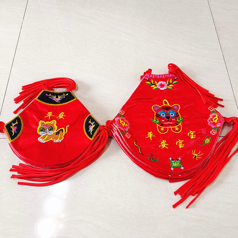 Lễ hội thuyền rồng cho bé thêu năm đầu độc Túi bụng Cotton nguyên chất Bảo vệ bụng mỏng