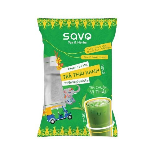 Trà Thái túi lọc SAVO gói 300g (15 túi x 20g)